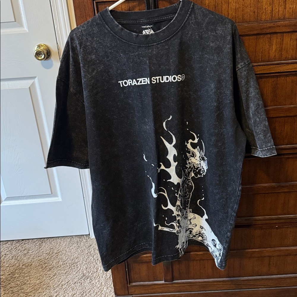 Torazen Studios Black Graphic T-Shirt
